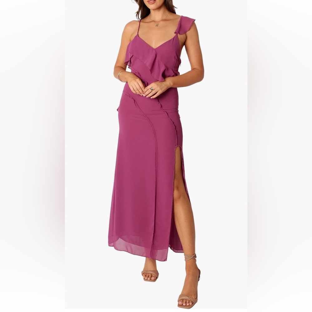 Petal & Pup Stephy ruffle maxi dress
